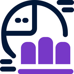 stats duotone icon. Sleek and modern vector icon for websites, mobile apps, marketing materials, and corporate design. Fully scalable and ready to use.