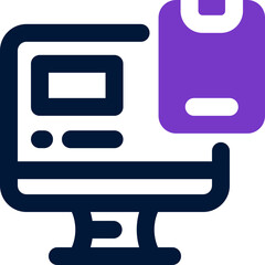 responsive design duotone icon. Sleek and modern vector icon for websites, mobile apps, marketing materials, and corporate design. Fully scalable and ready to use.