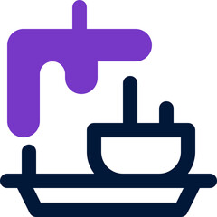 candle duotone icon. Sleek and modern vector icon for websites, mobile apps, marketing materials, and corporate design. Fully scalable and ready to use.