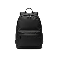 Naklejka premium Black Backpack Isolated on White