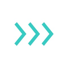 シンプルな早送りマークのイラスト