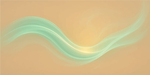Abstract blue wave background with smooth curves and flowing design in vector illustration