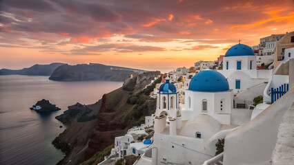 oia village in santorini island greece © Ahmed