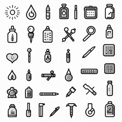 Obraz premium Eco Technology and Smart Energy Icons