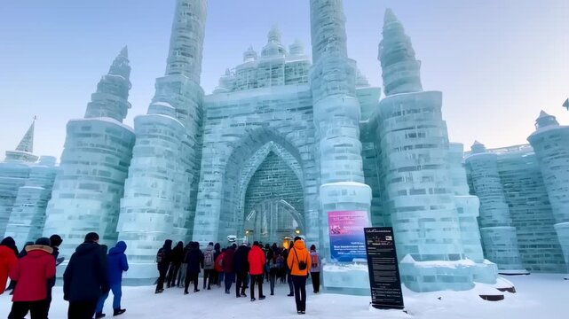 Harbin International Ice and Snow Sculpture Festival, a winter wonderland
