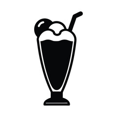 drinks clipart of glass of root beer float 