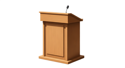 Podium for giving a speech