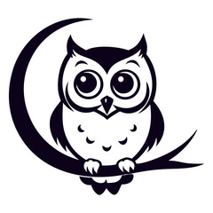 Moonlit Owl