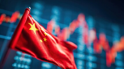 Financial Crisis in China: Flag Waving in Front of Stock Market Decline and Economic Uncertainty