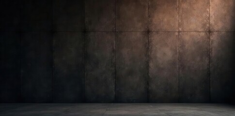 Dark brown & black cement wall, aged texture High-res gradient background , stone, dark color