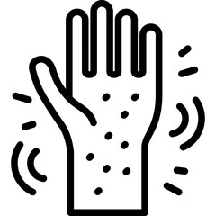 Obraz premium Rash Icon
