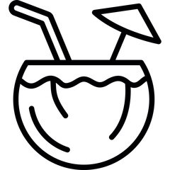 Coconut Water Icon
