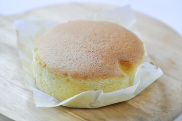 Japanese cotton cake, japanese cheese cake or cheese cake or sponge cake