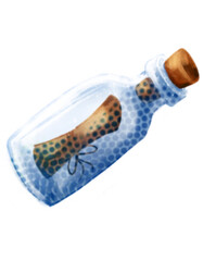 message in a bottle