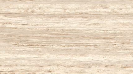 Seamless light beige travertine stone texture with horizontal layered pattern and subtle variations