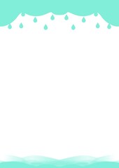 Obraz premium blue water background