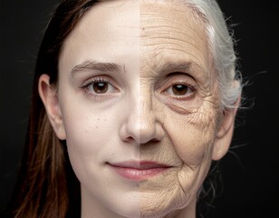 Aging Transformation A Contrast Between the Vibrant Youth and the Wisdom of Old Age