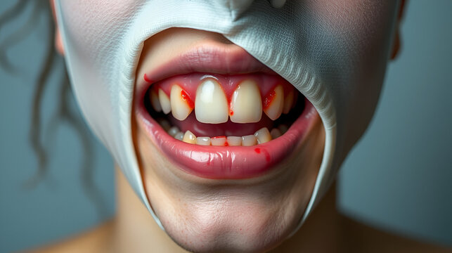 Anoxemia due to hanging, Lack of oxygenation of the blood, change in the color of the teeth.