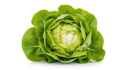 Obraz premium Crisp Butterhead Lettuce: A Vibrant, Fresh Vegetable