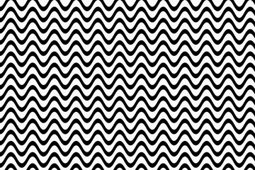 Modern Monochromatic Graphic with Flowing Waves