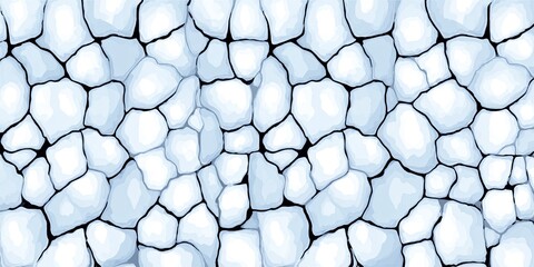 Cracked ice pattern in light blue