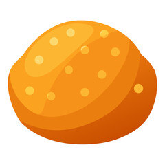 Bannock vector on white background