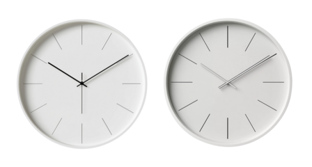 Wall clock transparent background, cutout