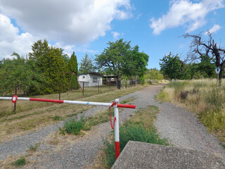 Schlagbaum, Landschaft, Himmel, Natur