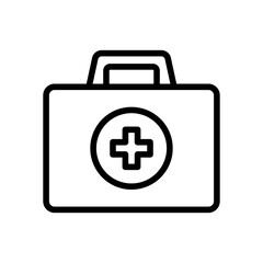 First Aid Box Icon, Medical Briefcase icon.