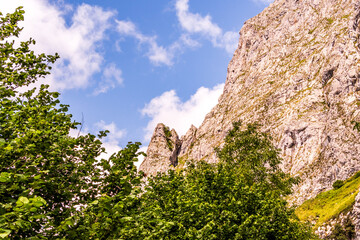 Paisaje en Bulnes, Picos de Europa.