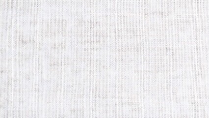 Fototapeta premium Close-up of natural linen fabric texture, highlighting woven fibers in soft neutral tones.