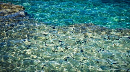 blue water background