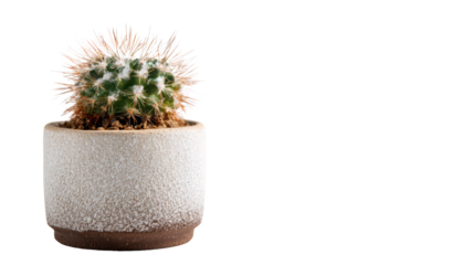 Cactus plant in a modern pot, perfect for home decor and as a unique gift.