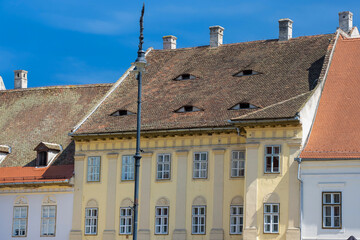Charming Sibiu Houses with Iconic Eye Windows.