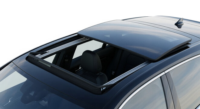 Car sunroof open top view automotive vehicle sunroof installation and repair services for your vehicle