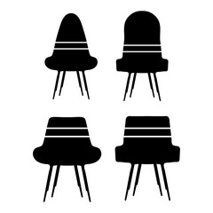 silhouette vector chair