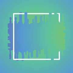 Fototapeta premium Grunge brush frame background