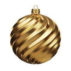 Christmas Ball Icon Element 3D Render for Composition Transparent PNG Bola de natal Ícone Elemento 3D Render para Composição PNG Transparente