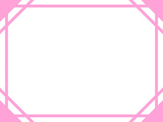 ピンク横フレーム6,枠,デザイン,カード,インフォメーション,三角,メッセージ,伝言,告知,お知らせ,メモ,コメント,広告,シンプル,直線的,囲み,