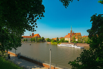 Collegiate Church of the Holy Cross and St. Bartholomew in Wroclaw, Poland