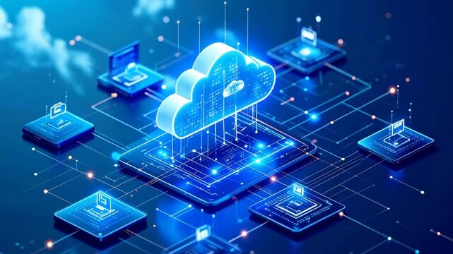 Cloud Computing Technology Network Diagram