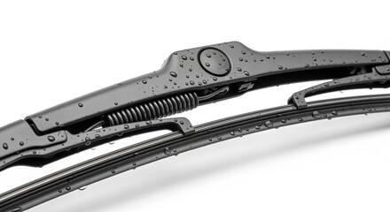Obraz premium Windshield wiper blade replacement car auto parts vehicle maintenance rain snow ice clear visibility safety
