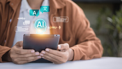 Artificial Intelligence Language Translation and Speech Recognition on Tablet