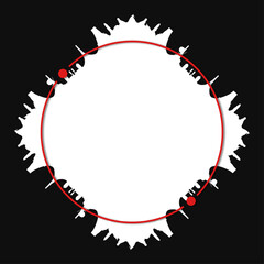 Grunge brush background