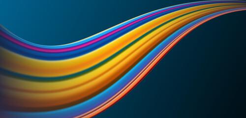 Dynamic Flowing Vibrant Colors Abstract Background Design