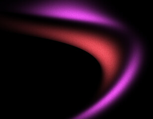 Abstract purple red black gradient backdrop with grainy noise texture, poster banner design for header layout