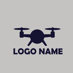 Drone Logo Modern, simple flat vector illustration Icon