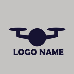 Drone Logo Modern, simple flat vector illustration Icon © hazera