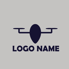 Drone Logo Modern, simple flat vector illustration Icon