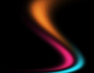 Pink black gradient background with grainy noise texture, soft glow banner poster and cover layout design